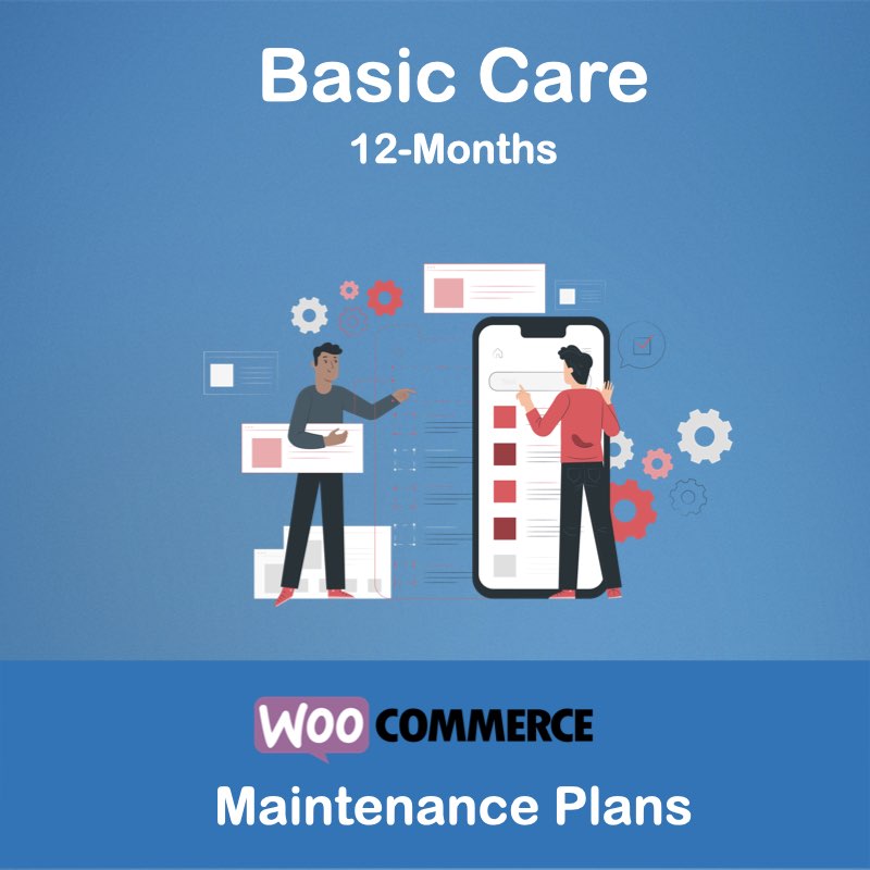 WooCommerce Basic Care Maintenance Plan Pricing